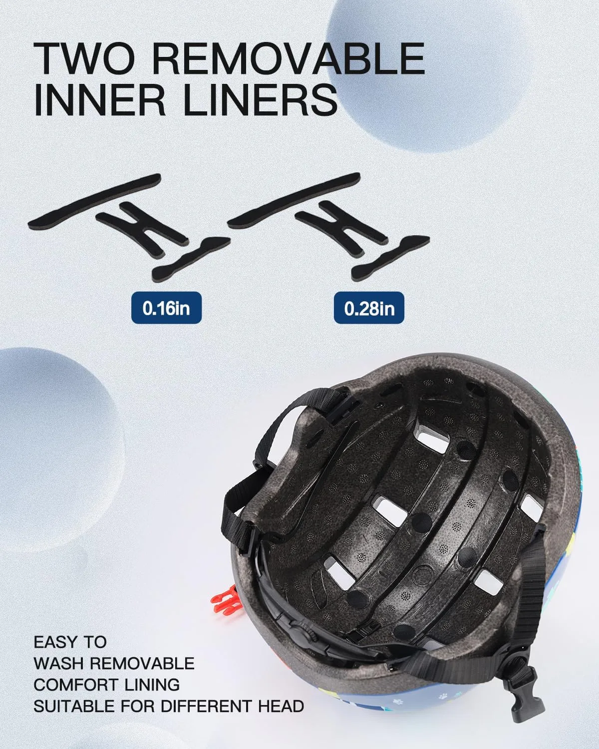 Kids/Toddler Bike Helmet for Infant/Baby to Children 1/2/3/4/5/6/7/8 Years Old, Kids Helmets Ages 1-2/2-4/3-5/5-8,Skateboard Helmets for Boys and Girls