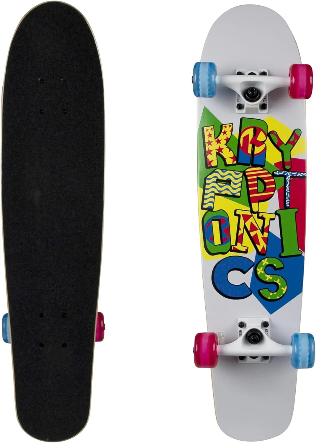 Kryptonics Torpo Complete Skateboard 29" x 7"Spirit Edition with High-Durability Deck, 60mm PU Wheels, and Precision ABEC 7 Bearings for Smooth, Controlled Rides and Ultimate Skatepark Performance.