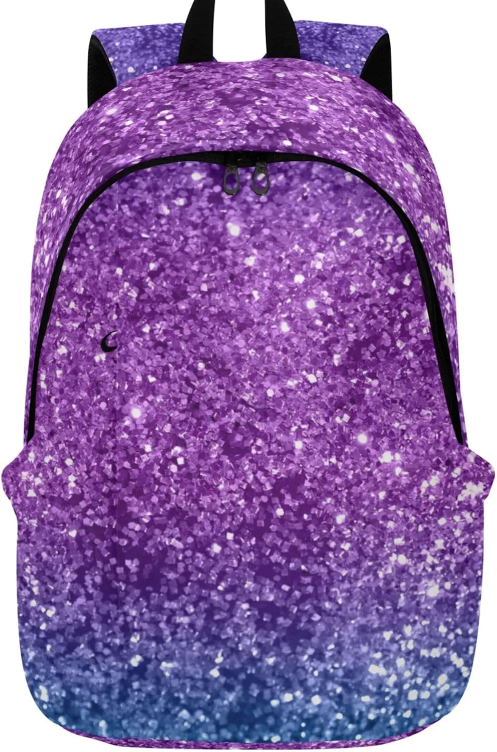 Ladies Cute Backpack for Women Daypack Colorful Space Glitter Simple Gifts Teen College Bookbag