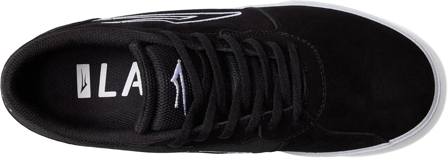 Lakai Skateboard Shoes Cardiff Black Suede Mens