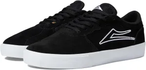 Lakai Skateboard Shoes Cardiff Black Suede Mens