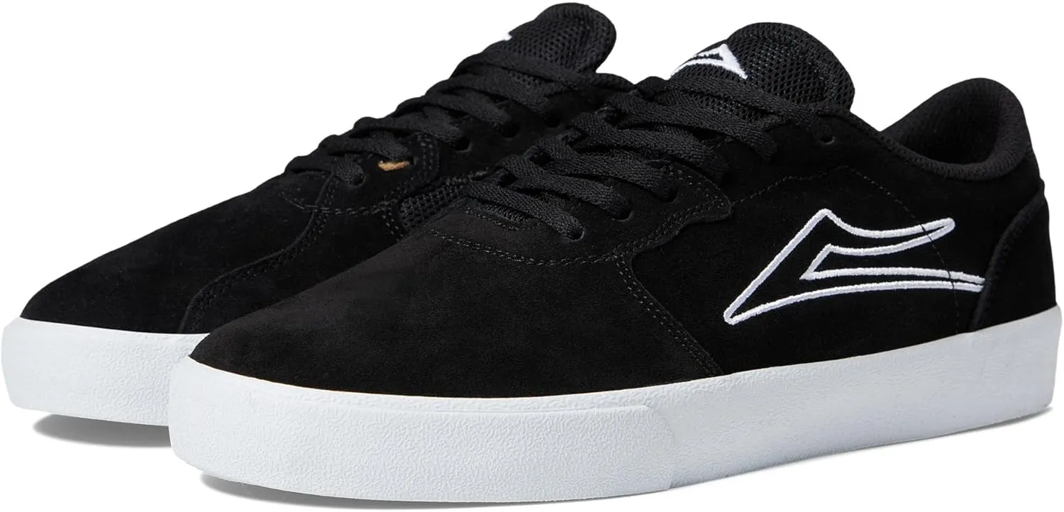 Lakai Skateboard Shoes Cardiff Black Suede Mens