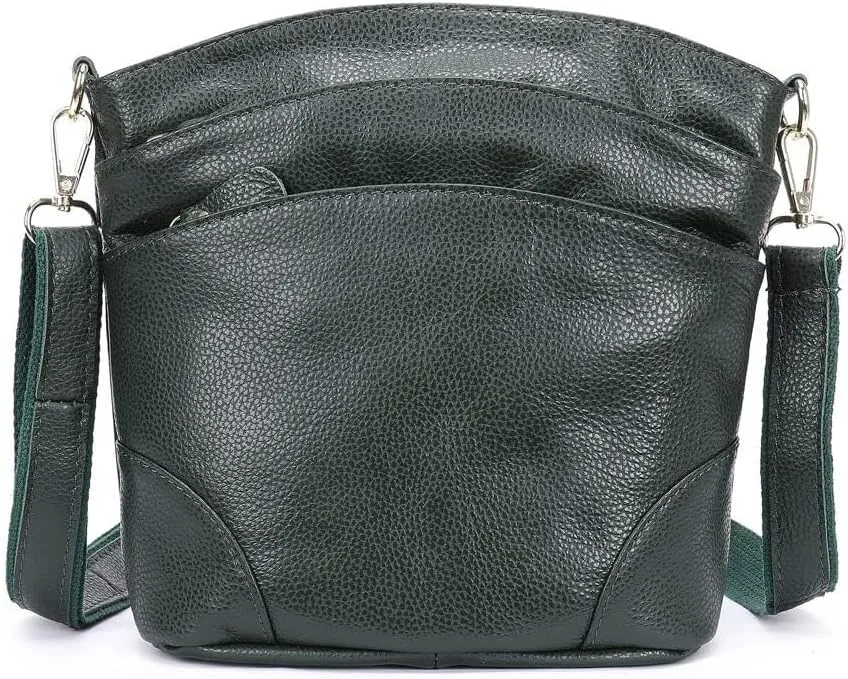 Large Capacity Hobo Handbag Leather Travel Messenger Satchel Crossbody for Women