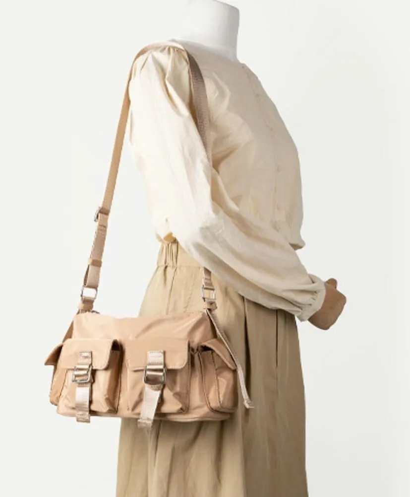 Large Nylon Hobo Tote with Multi Pockets Shoulder & Crossbody Messenger Top-Handle Handbag Purse for Women
