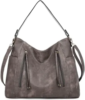 Leather Crossbody Handbag Roomy Work Women’s Tote Handbag Large Shoulder Purse