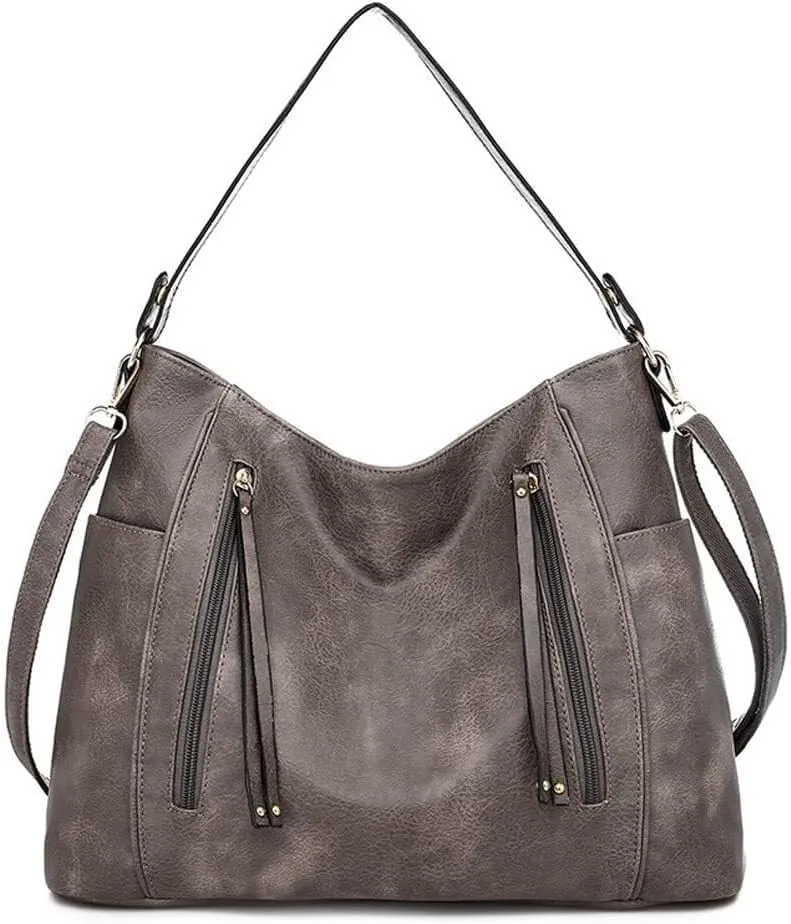 Leather Crossbody Handbag Roomy Work Women’s Tote Handbag Large Shoulder Purse