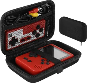 Linkidea Handheld Game Console Carrying Case, Protective Travel Retro Mini Game Player Box for Charging Cable, Earplugs, Batteries and Accessories
