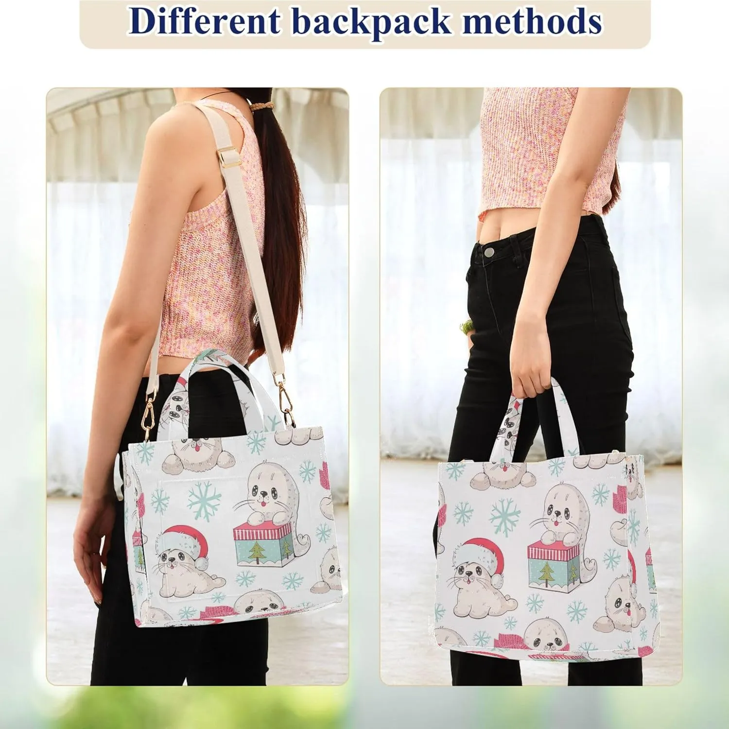 Love Hearts Red Black Shoulder Womens Totes Crossbody Purse Aesthetic Tote Bags Work Purses Satchels