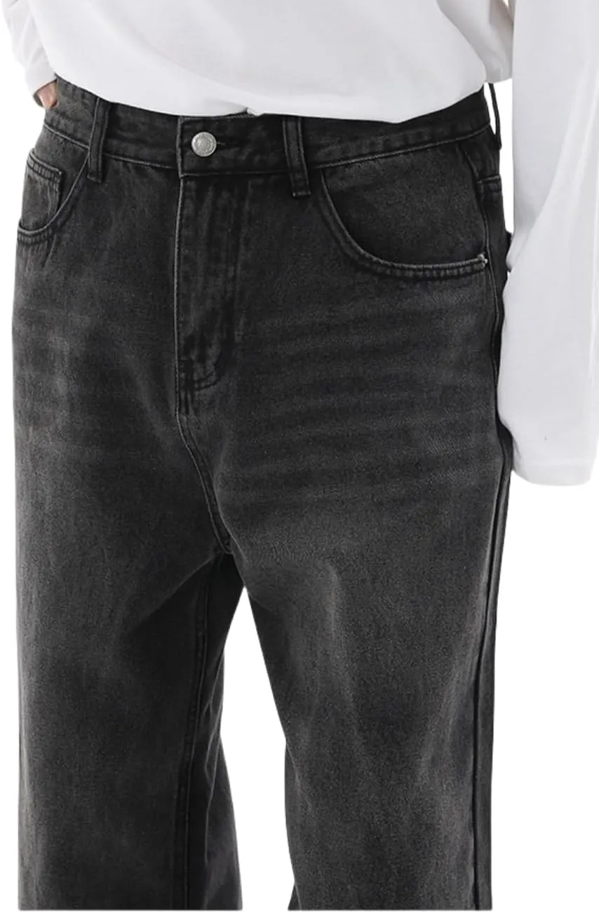 Men's Baggy Jean Vintage Hip Hop Jeans Causal Dance Skateboard Denim Pants