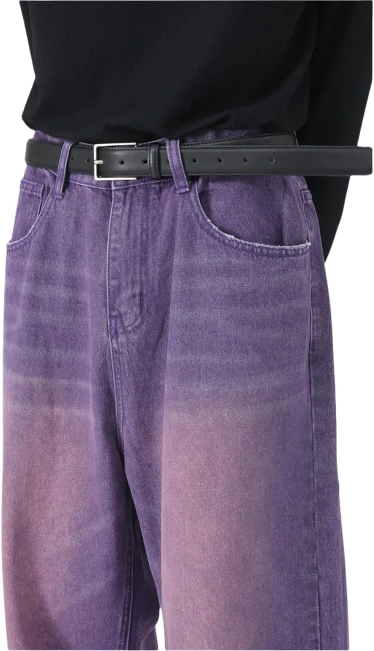 Men's Baggy Jean Vintage Hip Hop Jeans Causal Dance Skateboard Denim Pants