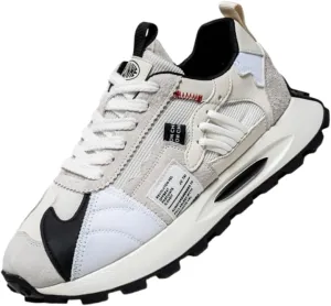 Men's Sports Casual Shoes, Comfortable Outdoor Running Shoes, Thick Sole Breathable Creative Color