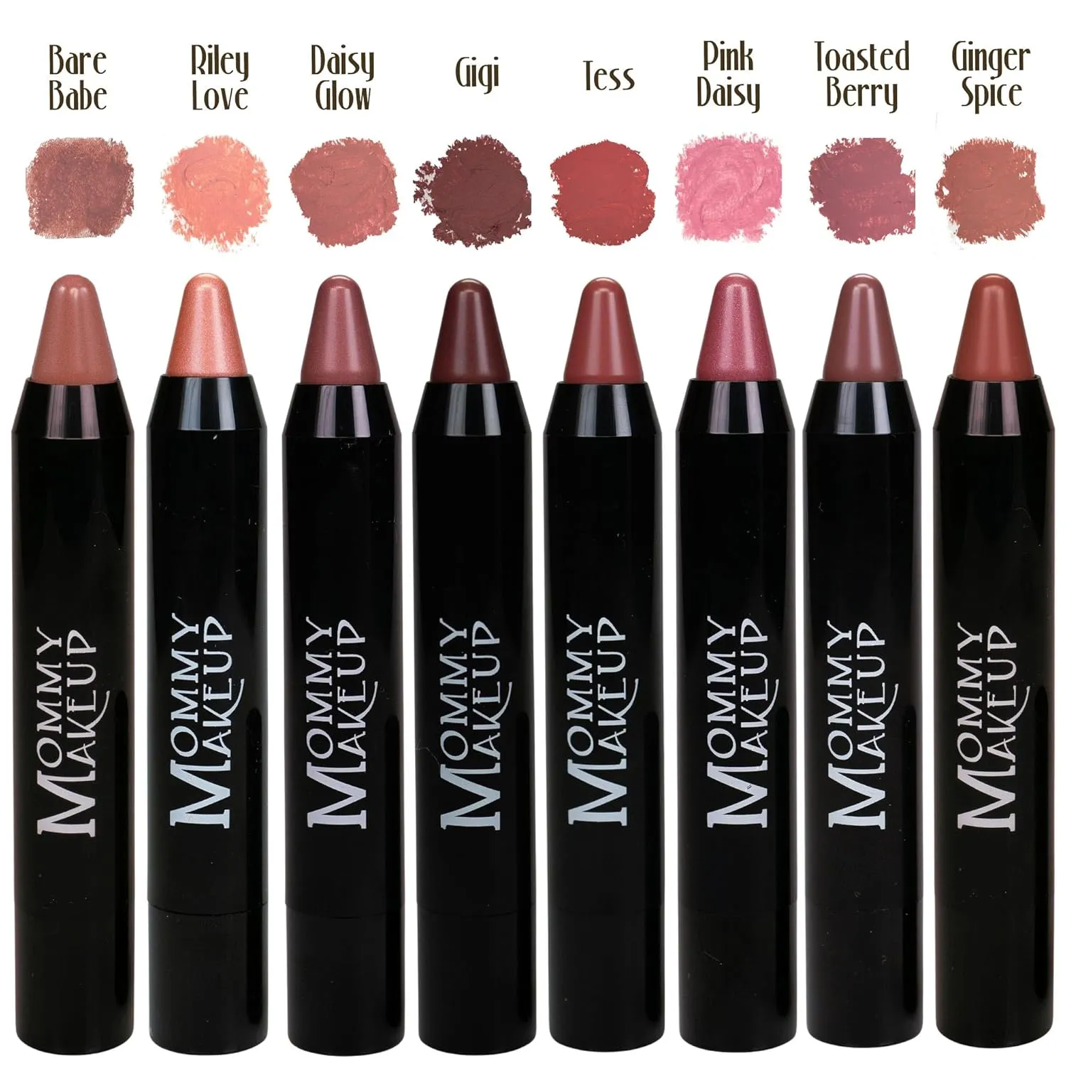 Mommy Makeup Triple Sticks Lipstick, Cream Blush & Teatment All-In-One with Shea & Cocoa Butter - Soft & Creamy Moisturizing Lip Crayon For Lips & Cheeks (Daisy Glow)