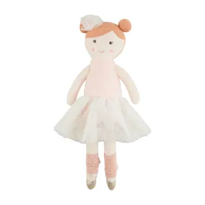 Mud Pie Ballerina Doll, Orange, 16"