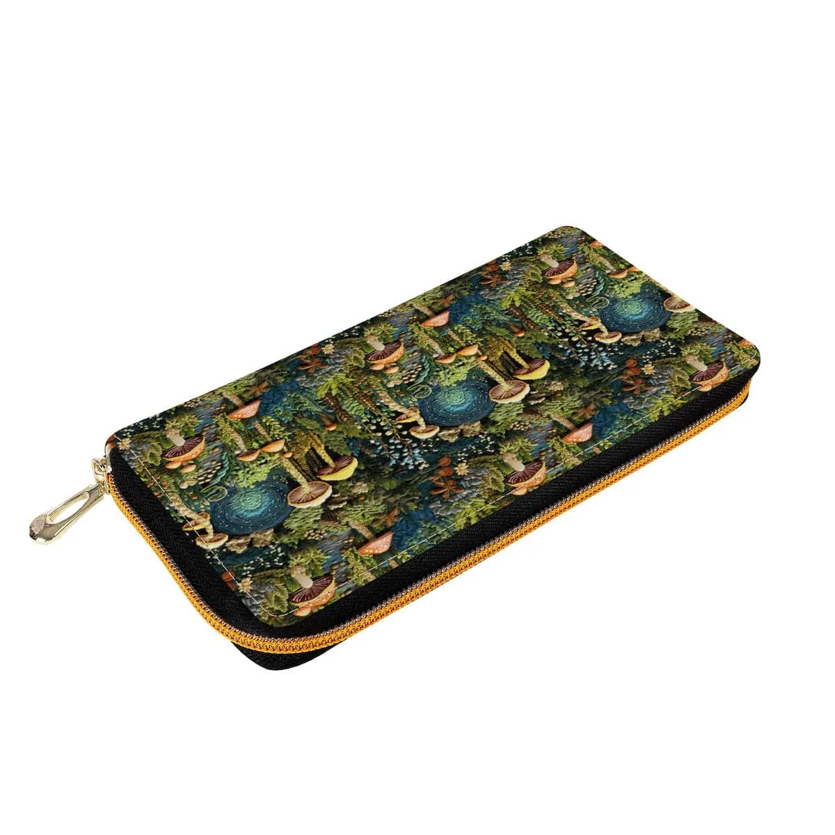 Mushroom Land Zip-Around Wallet