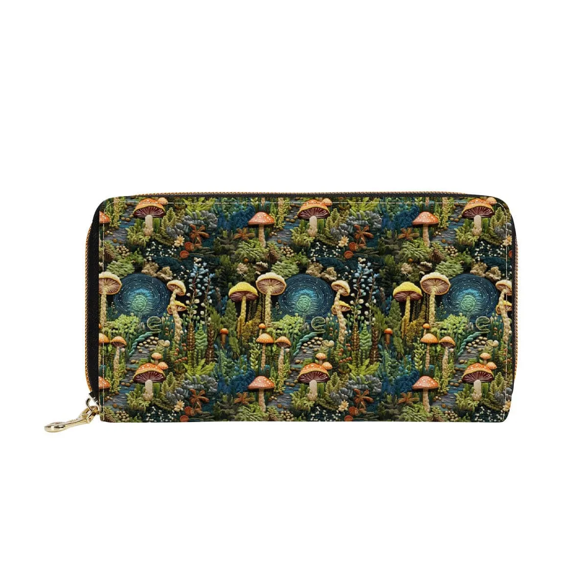Mushroom Land Zip-Around Wallet