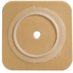 Natura® Durahesive® Skin Barrier, 6" x 6" (15cm x 15cm) , Cut-to-Fit Stoma Opening 1/2" - 3-1/2" (13mm - 90mm), Flange 4" (100mm) - Box of 5