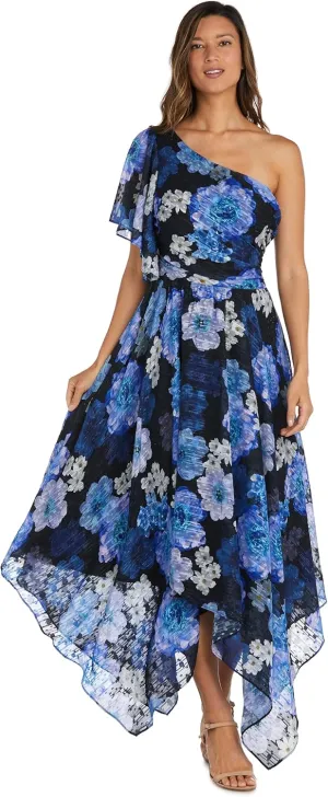 Nightway Women's Blossom Romance Asymmetrical Gown