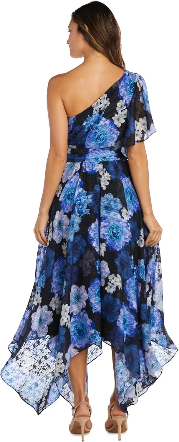 Nightway Women's Blossom Romance Asymmetrical Gown