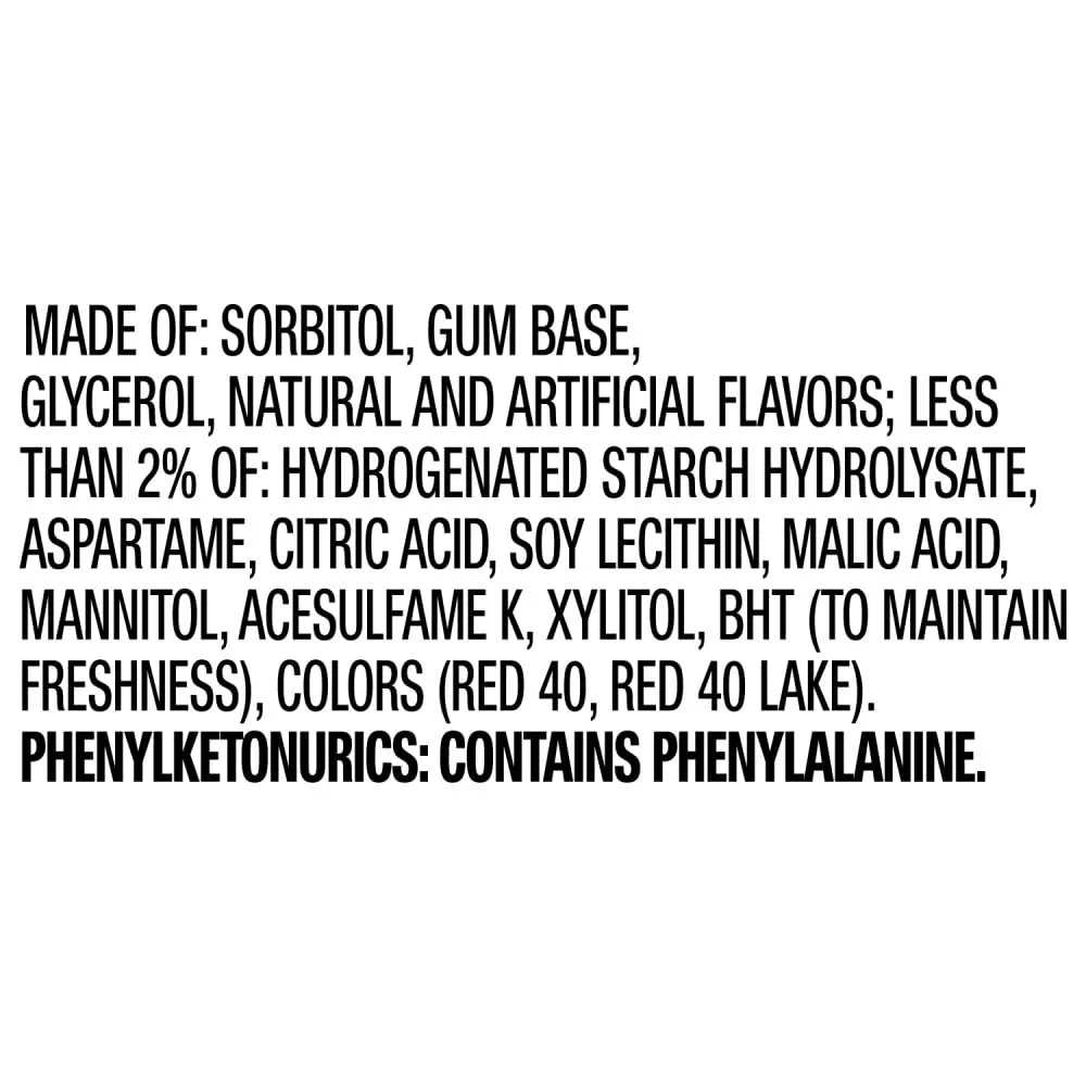 ORBIT Strawberry Sugar Free Chewing Gum, 12 Packs of 14-Pieces (168 Total Pieces)