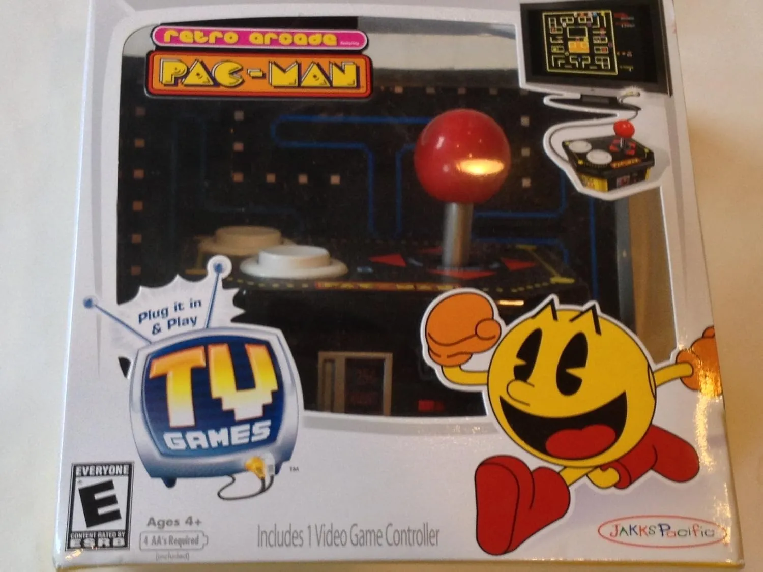 Pac-Man Retro Arcade Plug & Play Game