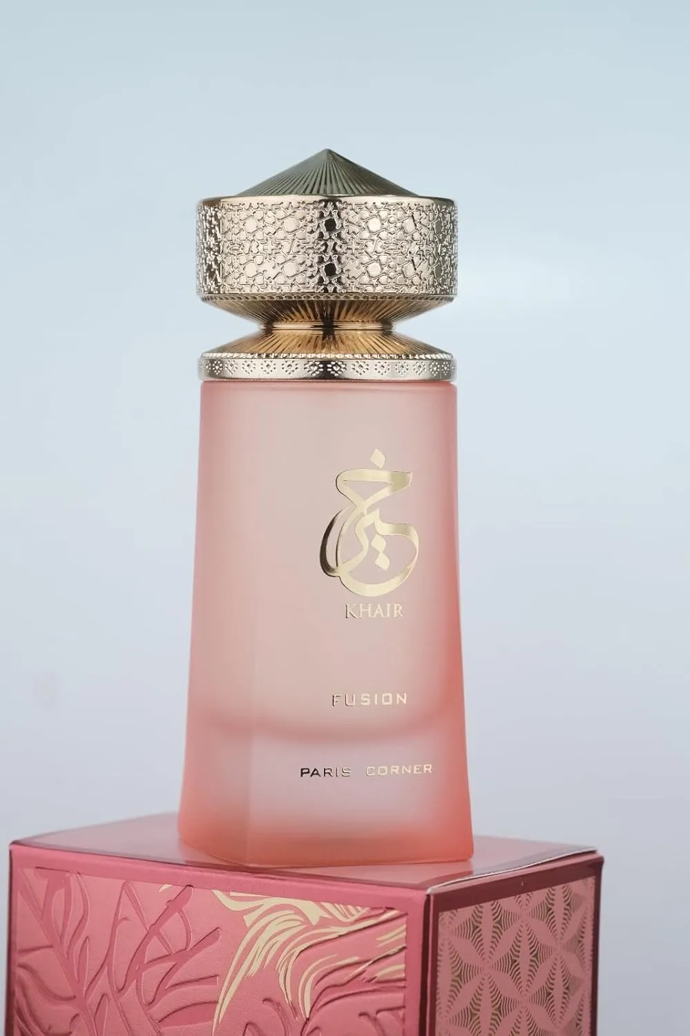 Paris Corner | Khair Fusion Lychee Perfume 3.4 Fl Oz | A Lychee Perfume Blending Fruity Notes of Lychee, Blackcurrant, and Red Apple with Floral Elegance for an Enchanting Aroma