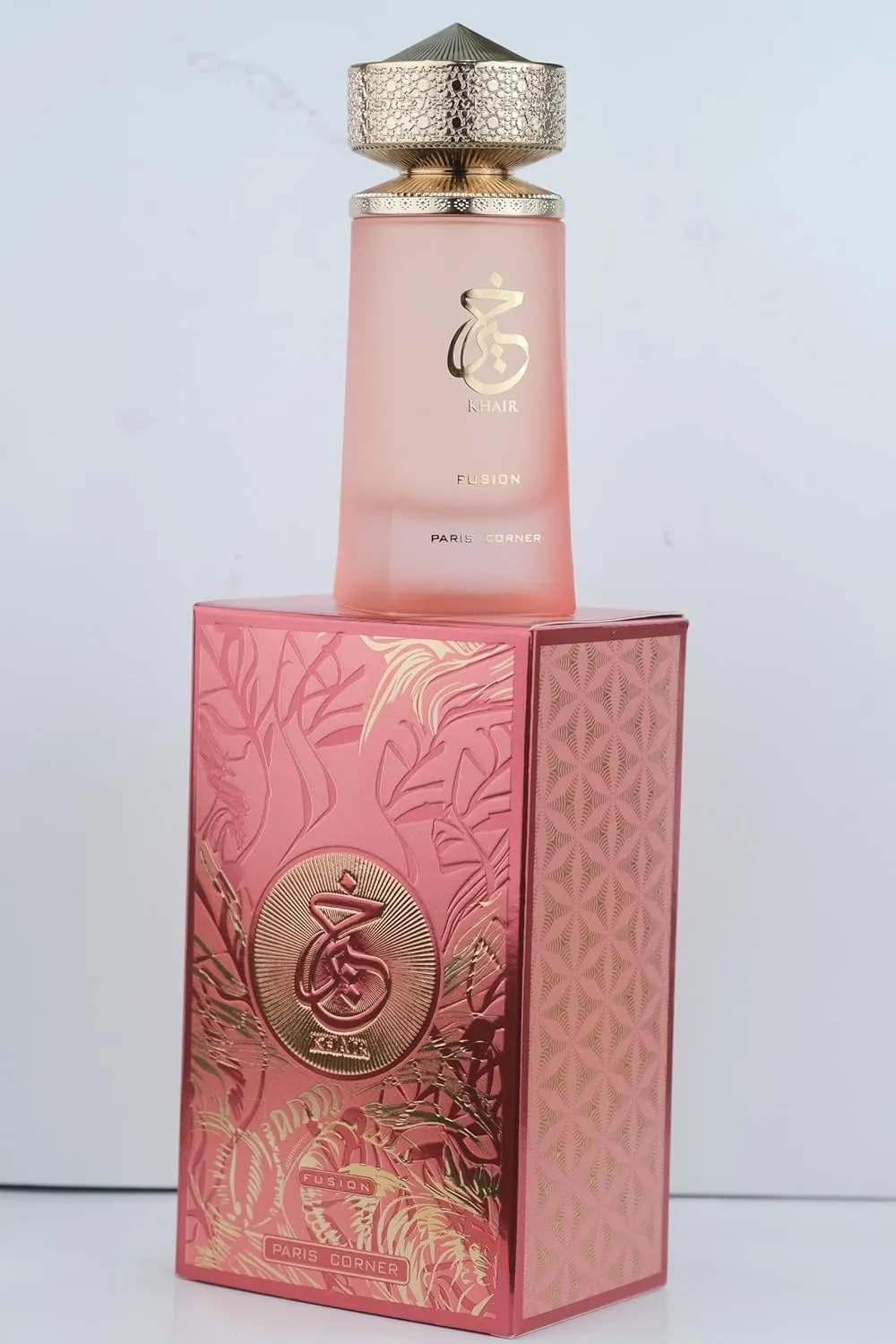 Paris Corner | Khair Fusion Lychee Perfume 3.4 Fl Oz | A Lychee Perfume Blending Fruity Notes of Lychee, Blackcurrant, and Red Apple with Floral Elegance for an Enchanting Aroma