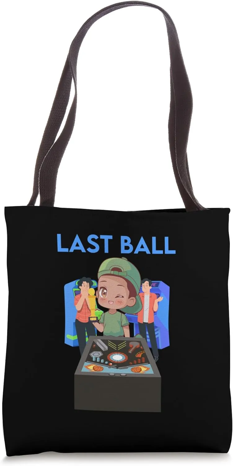 Pinball Drain Your Last Ball Gaming Pinball Game Tote Bag