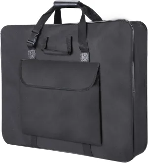 Premium Art Portfolio Case - 20" x 26" - Soft Sided - Steel Frame - Waterproof & Tear Resistant - Artwork, Photography, Sketch, LCD, Monitor, Solar Panel - Shoulder Straps & Handles