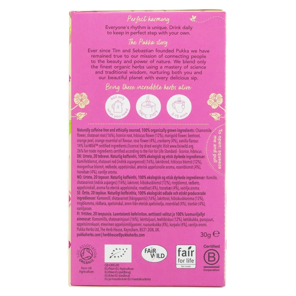 Pukka | Womankind - Chamomile, Cranberry, Rose | 20 bags