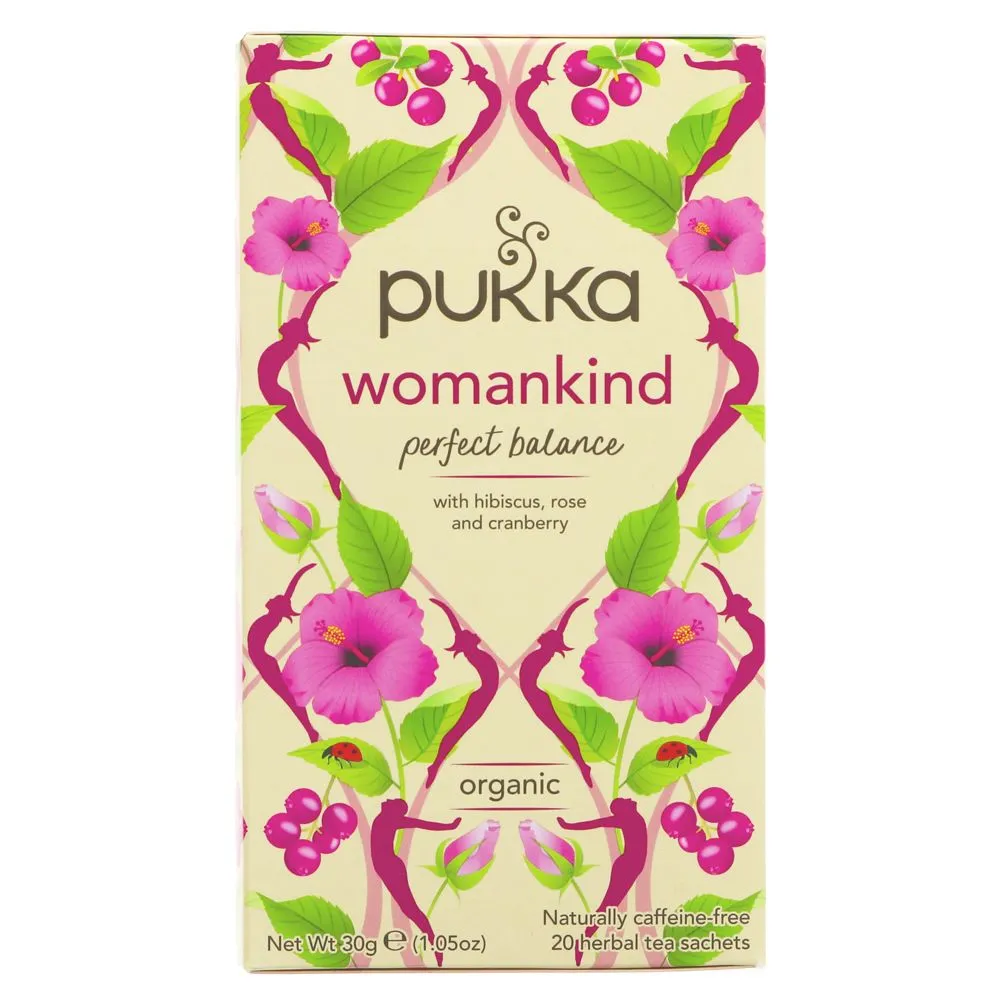 Pukka | Womankind - Chamomile, Cranberry, Rose | 20 bags