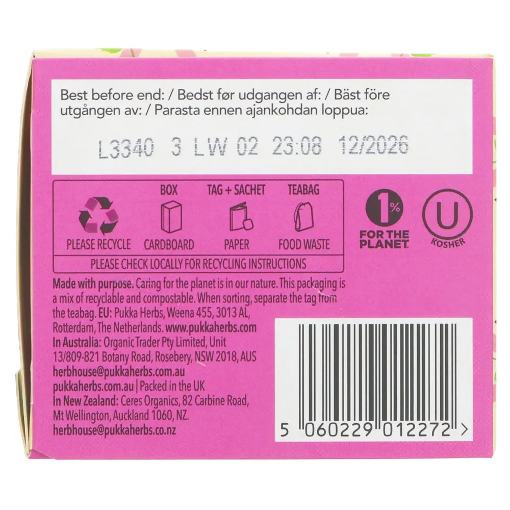 Pukka | Womankind - Chamomile, Cranberry, Rose | 20 bags