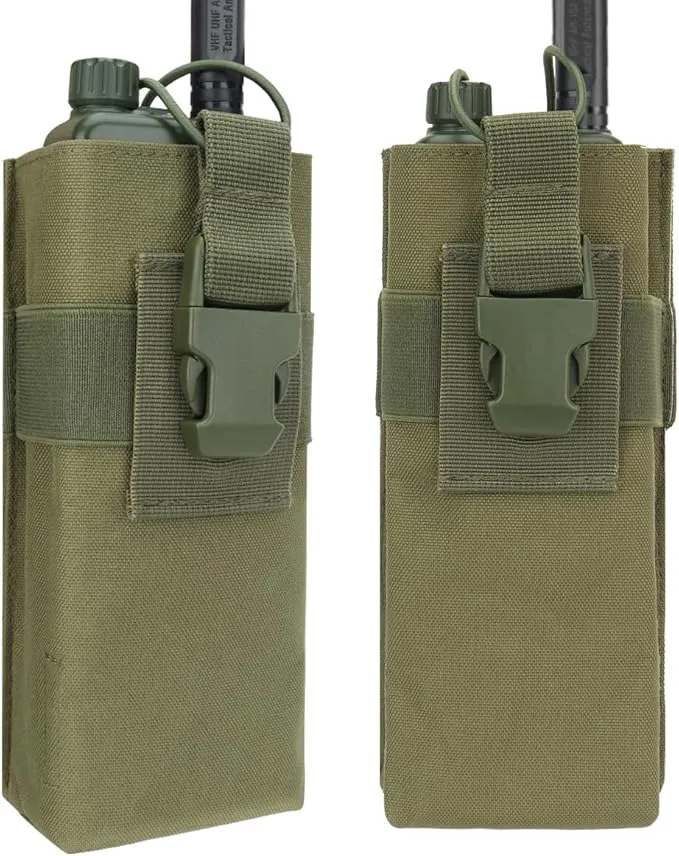 Radio Hoster Molle Radio Pouch Tactical Radio Holder Radio Case Molle Radio Bag Nylon for AR-152 UV-25 an/PRC 148 152Two Way Radio Walkie Talkies