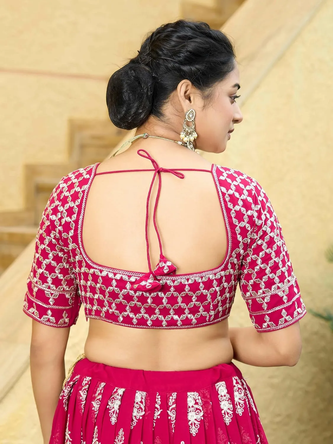 Ready To Wear A Line Wedding Bridesmaid Guest Lehenga With Matching Choli And Dupatta, Party, Festive Wear For Women