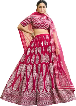 Ready To Wear A Line Wedding Bridesmaid Guest Lehenga With Matching Choli And Dupatta, Party, Festive Wear For Women