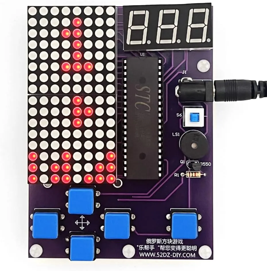 Retro Classic Game Kit Soldering Project Kit DIY Electronics Soldering Practice Kits for Adults Homeschool Students STEM Education