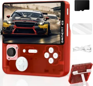 Retro Handheld Game Console - 5 Inch IPS Screen, Linux System, Pre-Installed 64GB TF Card Built-in 15000  Classic Games, 1280x720 Pixels, Game Searchable, Portable Pocket Arcade with Desktop Stand