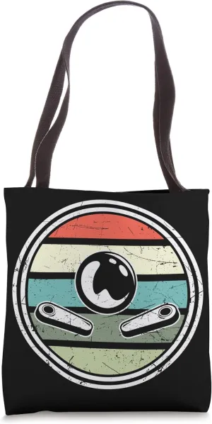 Retro Pinball Machine Player Pinball Arcade Ethusiast Tote Bag