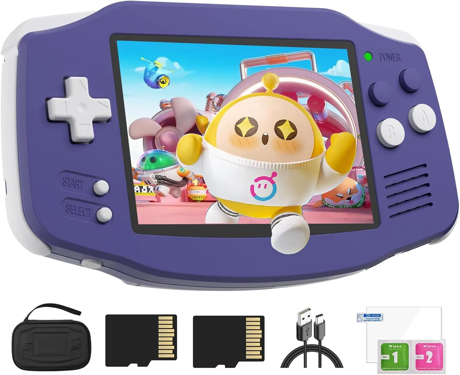 RG34XX Retro Handheld Game Console Linux OS 3.4’’ IPS 720*480 Screen 64G Card 5000  Classic Games RG34XX H700 64-bit 3500mAh Battery Game Player Compatible with Bluetooth WiFi