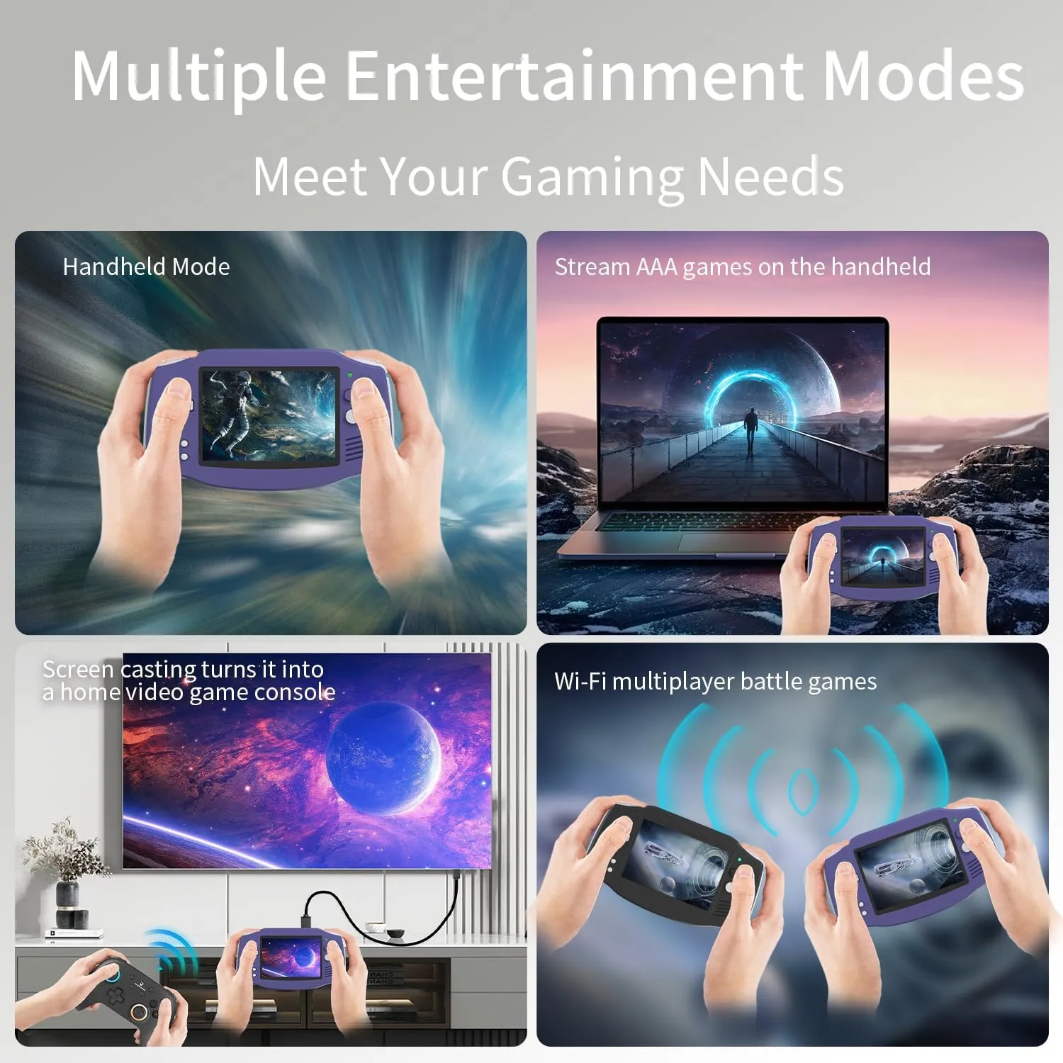 RG34XX Retro Handheld Game Console Linux OS 3.4’’ IPS 720*480 Screen 64G Card 5000  Classic Games RG34XX H700 64-bit 3500mAh Battery Game Player Compatible with Bluetooth WiFi