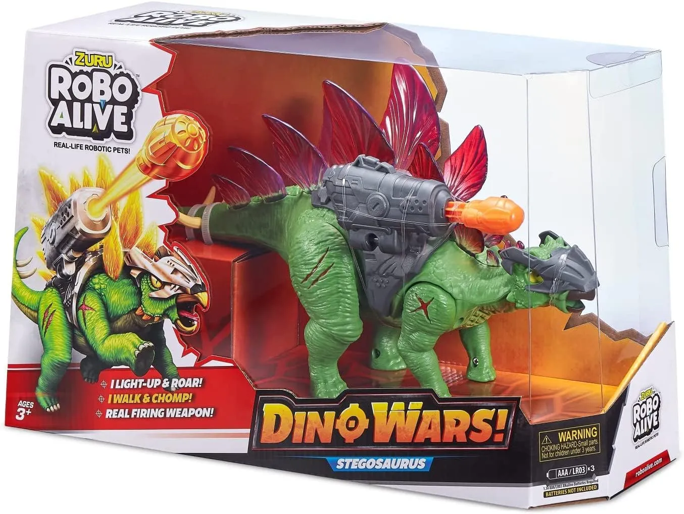Robo Alive United Pacific Designs 7131: Zuru Dino Wars Series 1 Stegasaurus