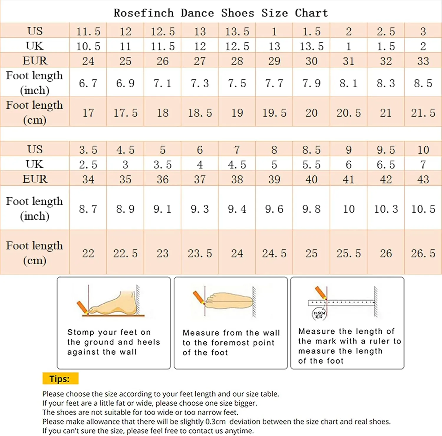 Rosefinch Girls Latin Dancing Shoes Low Heel Kids Salsa Ballroom Dance Shoes for Girls
