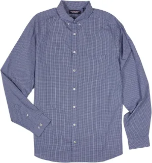 Roundtree & Yorke Luxury Cotton Men's Big and Tall Long Sleeve Shirt with Pocket