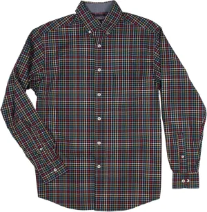 Roundtree & Yorke Luxury Cotton Men's Long Sleeve Shirt with Pocket, Regular Sizes
