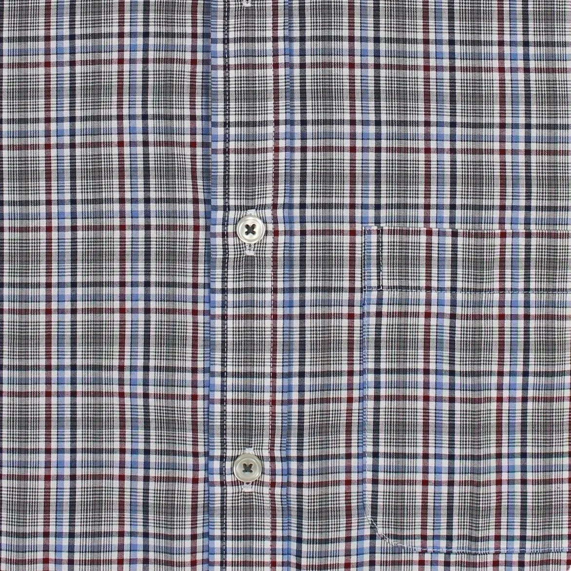 Roundtree & Yorke Luxury Cotton Men's Long Sleeve Shirt with Pocket, Regular Sizes