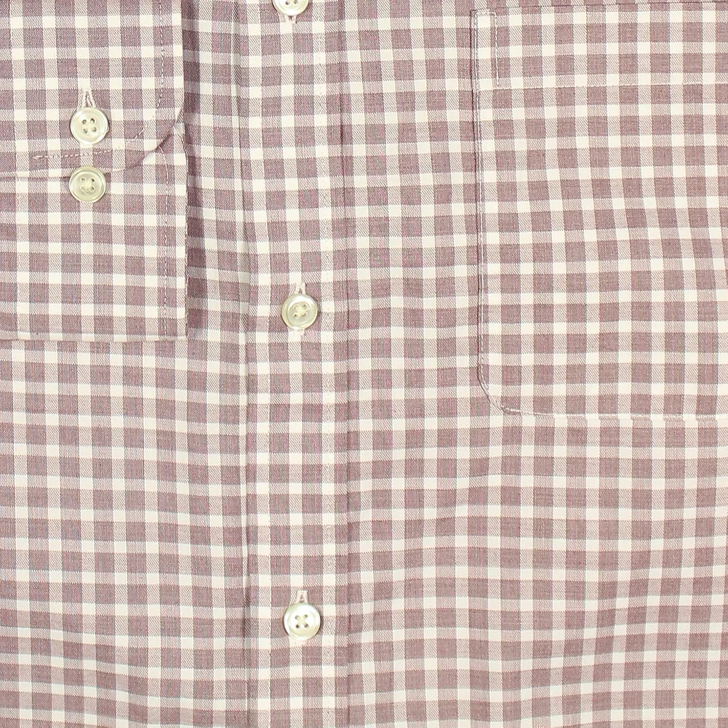 Roundtree & Yorke Luxury Cotton Men's Long Sleeve Shirt with Pocket, Regular Sizes