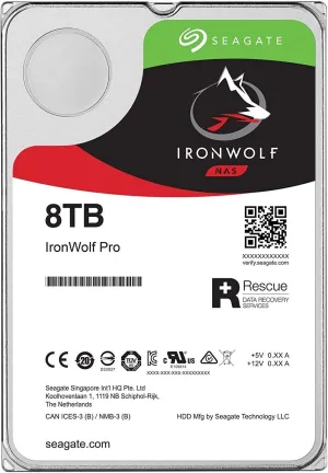 Seagate IronWolf Pro ST8000NE001 8 TB Hard Drive - 3.5" Internal - SATA (SATA/600)