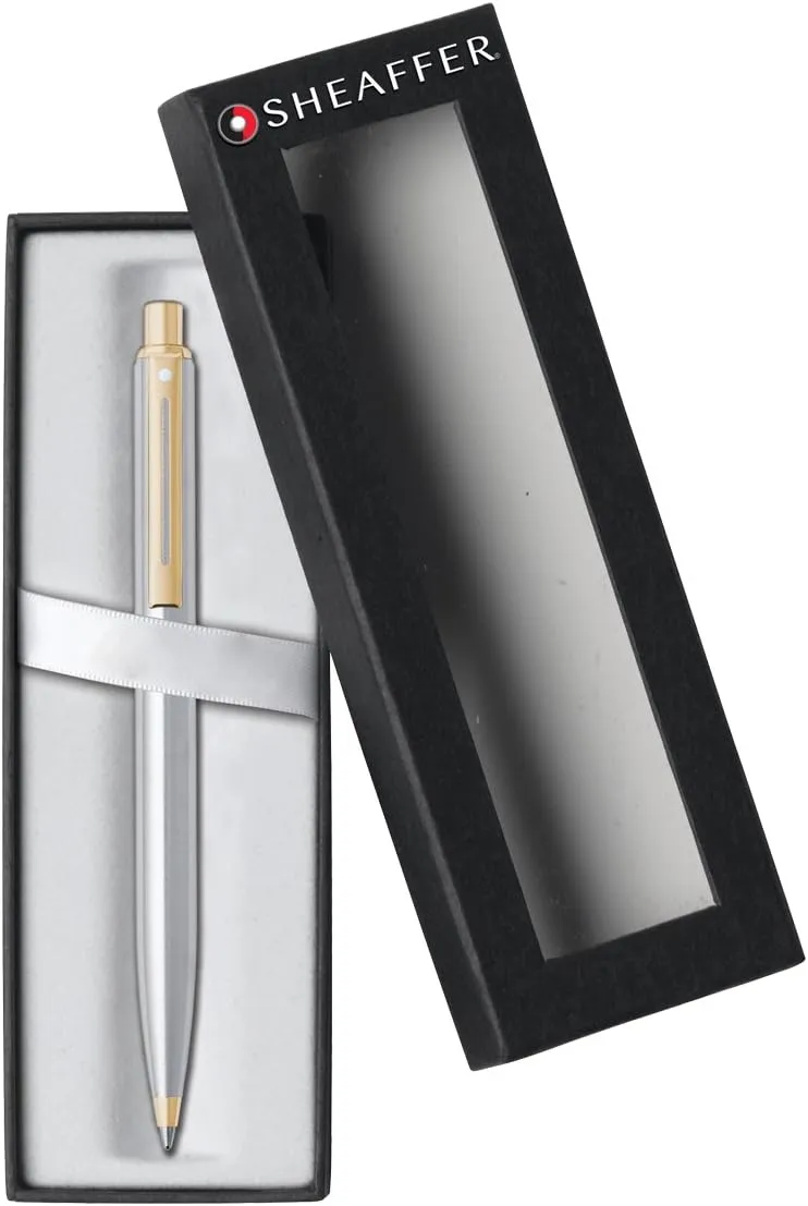 Sheaffer Sentinel, Brushed Chrome Cap & Barell, Nickel Plate Trim, Ballpoint (E232551)