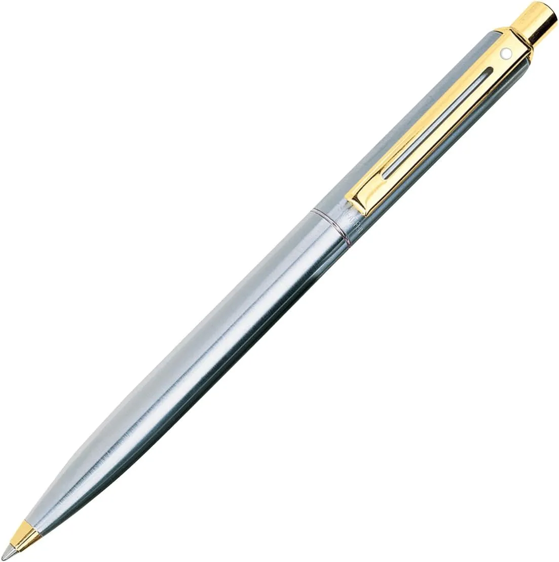 Sheaffer Sentinel, Brushed Chrome Cap & Barell, Nickel Plate Trim, Ballpoint (E232551)