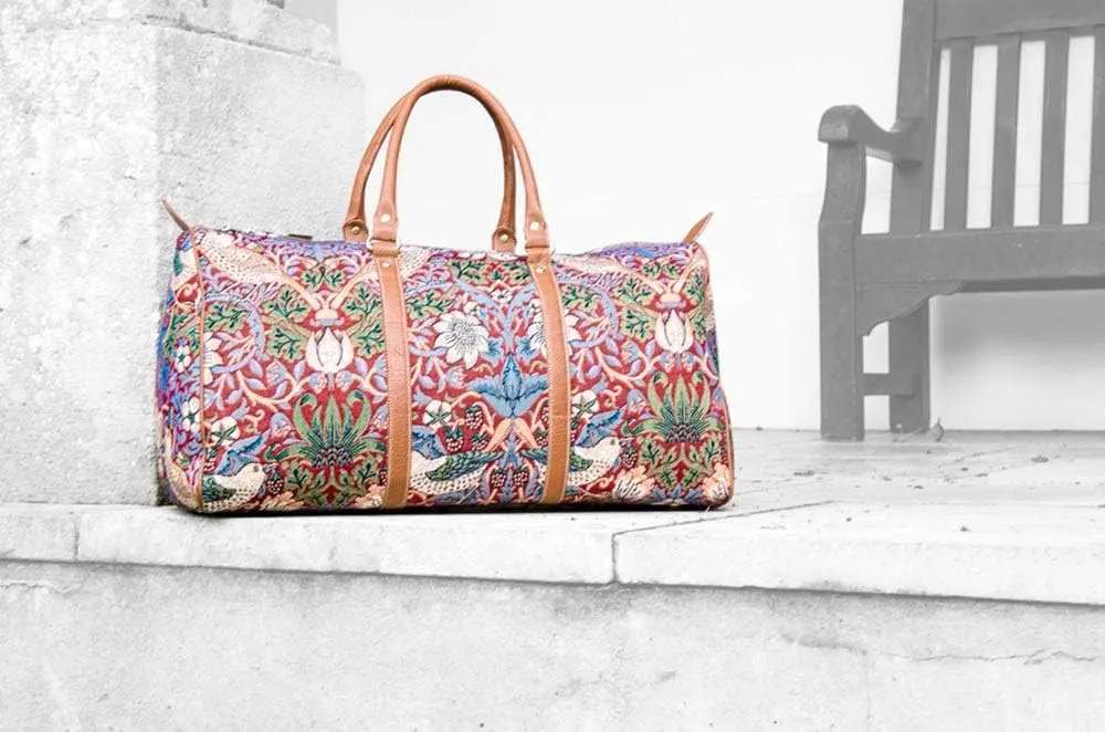 Signare Tapestry Large Travel Duffle Bag Ladies Overnight Weekender Carryon Gym Sports Duffel bags for Women