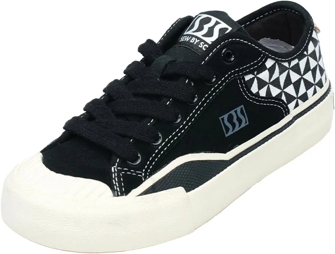 Skateboard Shoes for Men Leather Low Top Pro Skateboarding Training Casual Sneakers
